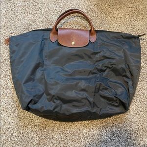 Longchamp Le Pliage tote large Navy blue